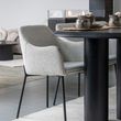 Tirano Black 8 Seater Pedestal Dining Table - 220cm