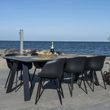 2 x Roda Black Garden Dining Chair
