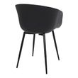 2 x Roda Black Garden Dining Chair