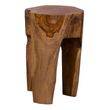 2 x Rose Natural Teak Wood Stool