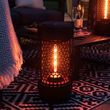 Maze Black 800w Luna Medium Portable Electric Patio Outdoor Heater
