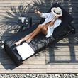 Maze Allure Charcoal Garden Sunlounger