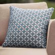Maze Mosaic Blue Scatter Cushion (Pack of 2)