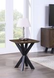 Nevada Parquet Top Wooden Lamp Table