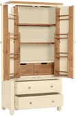 Lundy Ivory Painted 2 Door Larder Unit