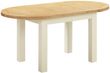 Lundy Ivory Painted 4-6 Seater Oval Extending Dining Table - 130cm-170cm