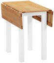 Lundy White Painted 2 Seater Square Drop Leaf Dining Table