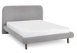 Hannah Grey Boucle Fabric Bed - Sizes Available
