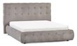 Odette Taupe Fabric Bed - Sizes Available