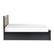 Padstow Black and Rattan Ottoman Bed - Sizes Available
