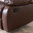 London Brown Leather 2 Seater Recliner Sofa