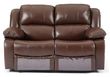 London Brown Leather 2 Seater Recliner Sofa