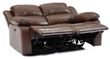 London Brown Leather 2 Seater Recliner Sofa