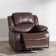 London Brown Leather Recliner Sofa Set