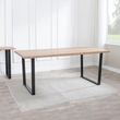 Clearance - Texas 8 Seater Oak Effect Dining Table - 180cm