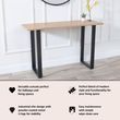 Clearance - Texas Oak Effect Console Table