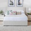Sutton Natural Fabric 5ft King Size Ottoman Storage Bed