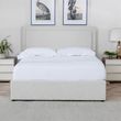 Sutton Natural Fabric 5ft King Size Ottoman Storage Bed