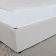 Sutton Natural Fabric 5ft King Size Ottoman Storage Bed