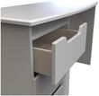 Bella Grey Ash 3 Drawer Desk