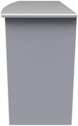 Bella Grey 3 Drawer Desk