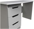 Bella Grey 3 Drawer Desk