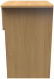 Bella Oak Effect 1 Drawer Bedside Cabinet