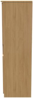 Bella Oak Effect 1 Door Single Wardrobe