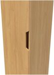 Bella Oak Effect 1 Door Single Wardrobe