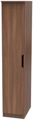 Bella Walnut Effect 1 Door Single Wardrobe