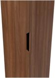 Bella Walnut Effect 1 Door Single Wardrobe