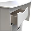 Bella White Ash 3 Drawer Desk