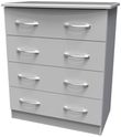 Eve Grey 4 Drawer Chest