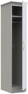Eve Grey 1 Door Single Wardrobe