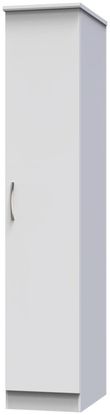 Eve Grey 1 Door Single Tall Wardrobe