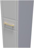Faye Grey Ash 1 Door Single Wardrobe