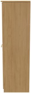 Faye Oak Effect 1 Door Single Wardrobe