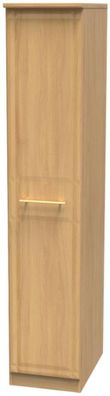 Faye Oak Effect 1 Door Single Wardrobe