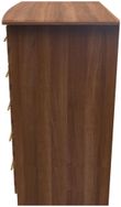 Faye Walnut Effect 1 Door Midi Wardrobe