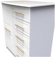 Faye White 1 Door Midi Wardrobe