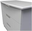 Flora Grey 3 Drawer Small Chest