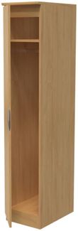 Flora Oak Effect 1 Door Single Wardrobe