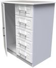 Gina White 1 Door Midi Wardrobe