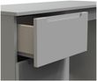 Milan Grey 3 Drawer Single Dressing Table