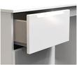 Milan White Gloss 3 Drawer Single Dressing Table