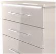 Paris Cashmere Gloss 4 Drawer Deep Chest