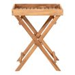 Ronda Teak Wood Small Tray Table