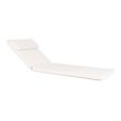 Andorra White Sunlounger Cushion