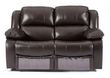 London Burgundy Leather 2 Seater Recliner Sofa