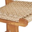 Derby Natural Teak Wood Counter Chair